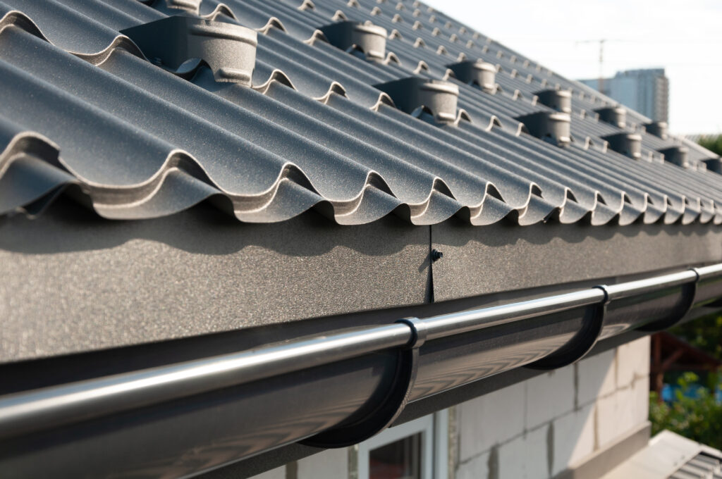 metal gutter